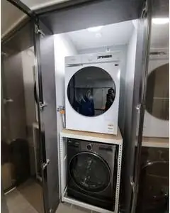 좁은 세탁장 건조기 설치