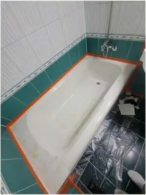 욕조 코팅 복원 작업 과정 1