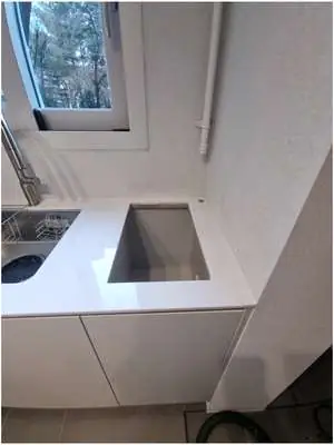 인덕션 매립 자리 만들기 작업 과정 3