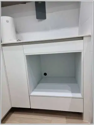 식기세척기 하부장 빌트인 작업 과정 2