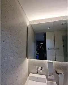화장실 거울장 교체