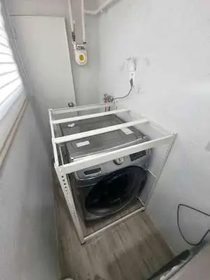 건조기 선반 설치 작업 과정 2
