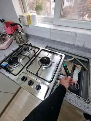 가스레인지 교체 작업 과정 3